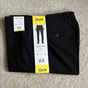 Calvin Klein Men's Black Dress Pants